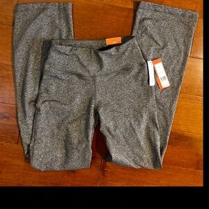 ZELOS Heather Gray Performance Leggings